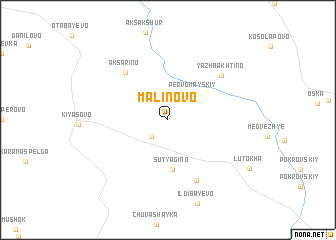 map of Malinovo