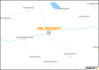 map of Malinovskiy
