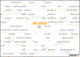 map of Malinowo