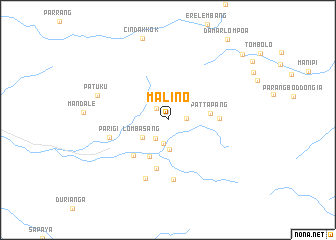 map of Malino