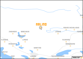 map of Malino