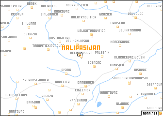 map of Mali Pašijan