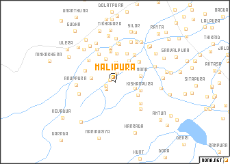 map of Mālīpura