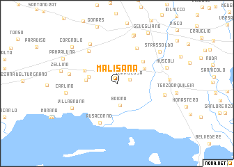 map of Malisana