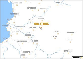 map of Malitbog