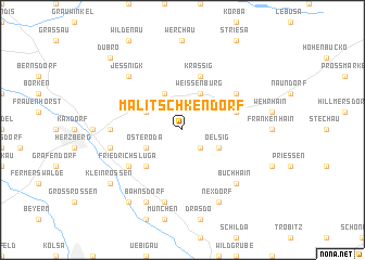 map of Malitschkendorf