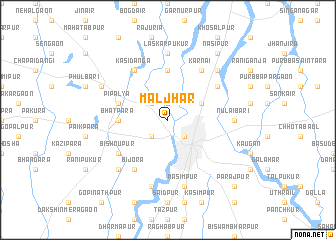 map of Māljhār