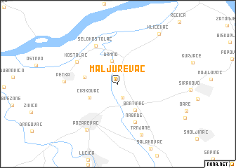 map of Maljurevac