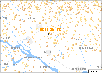 map of Malka Dher