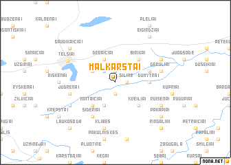 map of Malkarstai