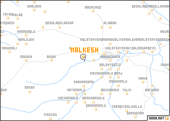 map of Malkesh