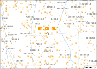 map of Malkewāla