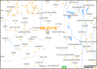 map of Malkiyya