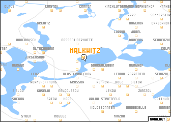 map of Malkwitz