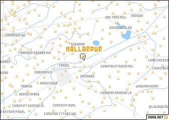 map of Mallarpur