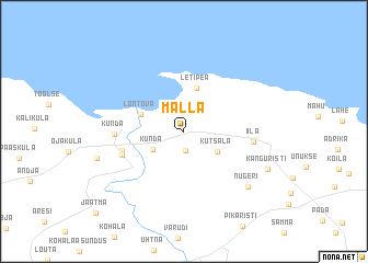 map of Malla