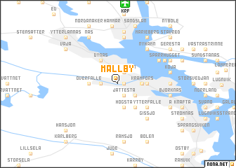 map of Mällby