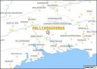 map of Mall Cross Roads