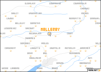 map of Malleray