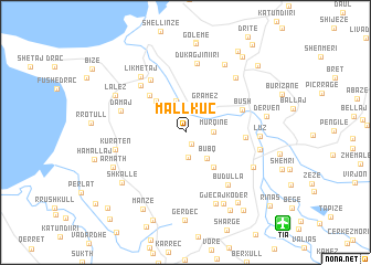 map of Mallkuç