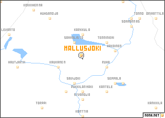 map of Mallusjoki