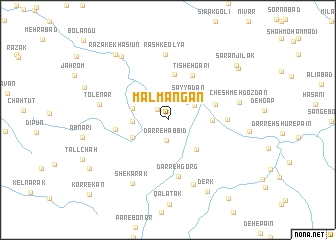 map of Māl Mangān