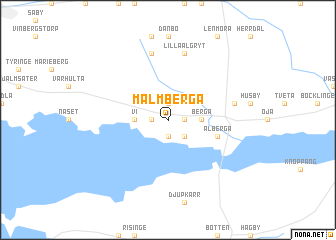 map of Malmberga