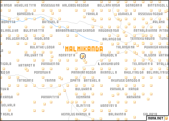 map of Malmikanda