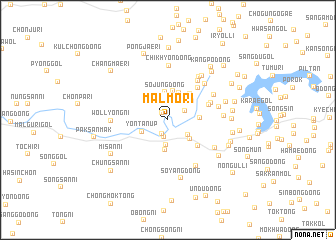 map of Malmŏ-ri