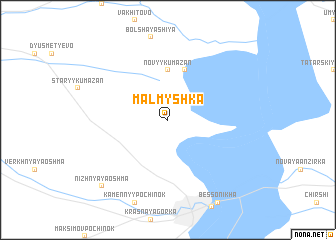 map of Malmyshka