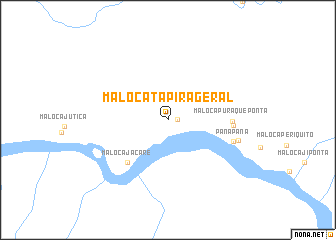 map of Maloca Tapira Geral