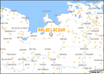 map of Malocloc Sur