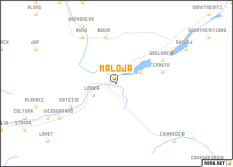 map of Maloja