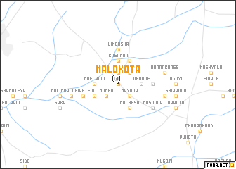 map of Malokota