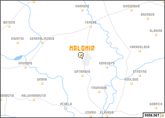 map of Malomir