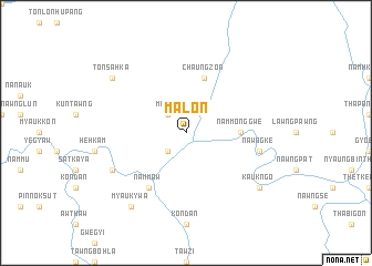map of Malon