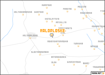 map of Maloploske