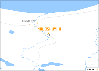 map of Maloshuyka