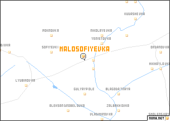 map of Malosofiyevka