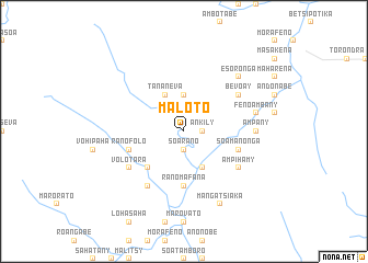 map of Maloto
