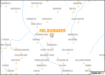 map of Malouibwara