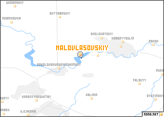 map of Malovlasovskiy