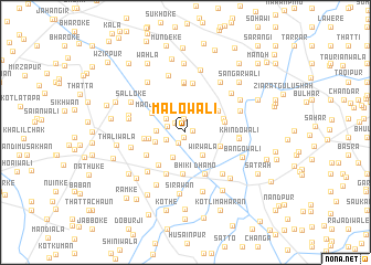 map of Malowāli