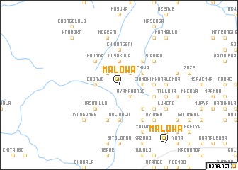 map of Malowa