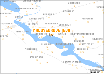 map of Maloye Drovenevo