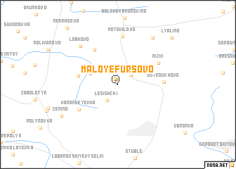 map of Maloye Fursovo