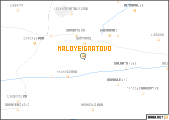 map of Maloye Ignatovo