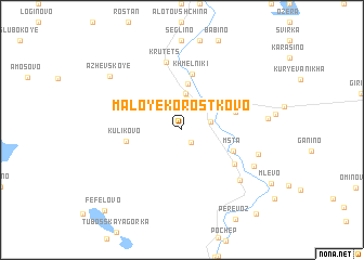 map of Maloye Korostkovo