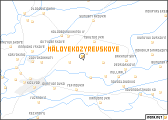 map of Maloye Kozyrevskoye