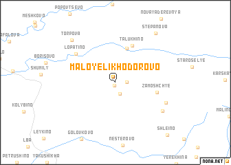map of Maloye Likhodorovo